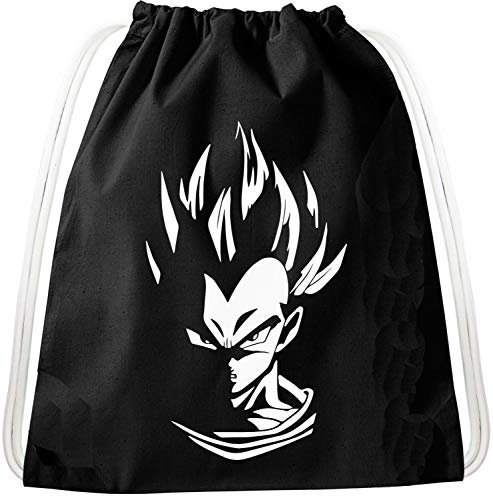 SV Vegeta Weisse Haare Goku Dragon Rucksack Tasche Turnbeutel Sport Jute Beutel, Rucksack