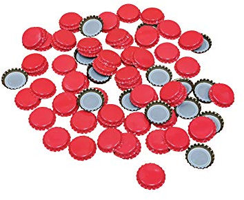 BREWZILLA Lot de 1000 capsules rouge cerise 26 mm