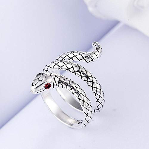 Ring Öffnen Schlange 925 Sterling Silber Ring Frauen Schmuck Geschenk Finger Open Ringe