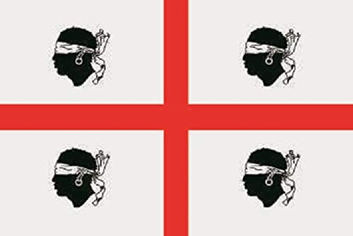 U24 Fahne Flagge Sardinien alt Bootsflagge Premiumqualität 20 x 30 cm