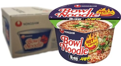 NONGSHIM Instant Bowl Pasta Sharp Multipack (12 x 100 g)