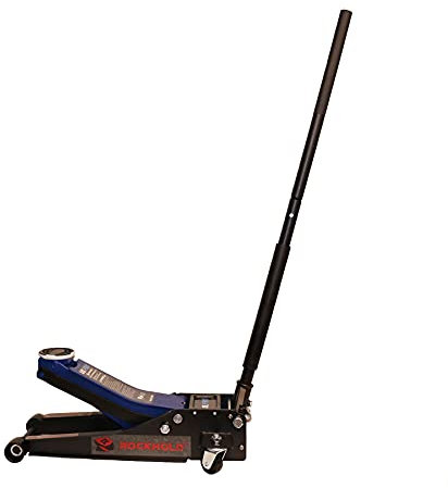 AB Tools-US Pro Wagenheber mit niedrigem Profil, 3 Tonnen, hydraulischer Hebe-Kolben, 75 mm – 500 mm Reichweite