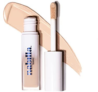 Nabilla Beauty | Coffret correcteur et éponge à maquillage - Pure 02P | Anti-cernes crémeux et imperfections