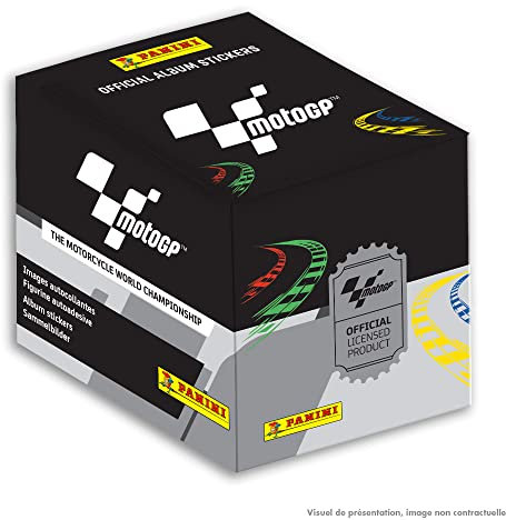 Panini 004537BOX36F Moto GP Sticker Box mit 36 Taschen