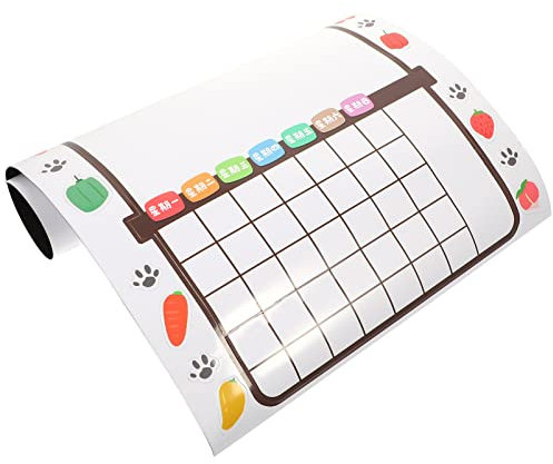 Operitacx Dekorative Aufkleber Nachricht Kühlschrankmagnet Kalender Für Whiteboard Für Kühlschrankmagnete Kalender Applikationen Verzierungen Fensteraufkleber PVC Magnetisch