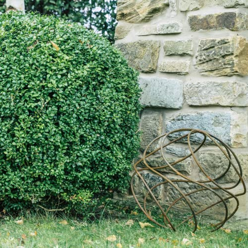 The Garden Living Extra Large Rustic Garden Sphere Spiral Ball, 55cm (SB55)