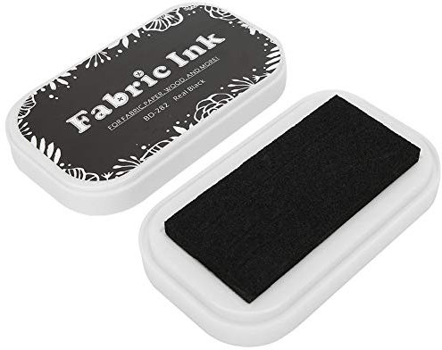 Ejoyous Stempelkissen Weiß Deckend, Pigmentkissen Stempelfarbe Tsukineko Permanente Ink Stempel Pad, für Kinder DIY Gummistempel Papier Scrapbooking 9.5 x 5.52cm(BD-282 reines