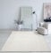Mia´s Teppiche Taos kuscheliger Kurzflor Teppich, Anti-Rutsch Unterseite, Waschbar bis 30 Grad, Super Soft, Felloptik, Creme, 240 x 340 cm