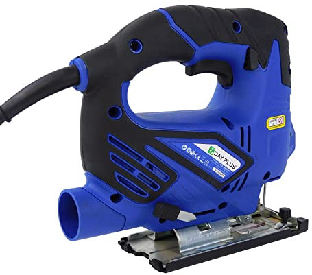 Sierra de Calar Eléctrica 850W Péndulo Guía Láser Corte a Domicilio Velocidad Variable Plástico Madera