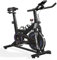 soges Heimtrainer Fahrrad mit Magnetischem Widerstand, Spinning Bike Indoor, Fitnessbikes mit Herzfrequenzmonitor und LCD monitor, Tablet-Halterung, Max 150KG, Schwarz