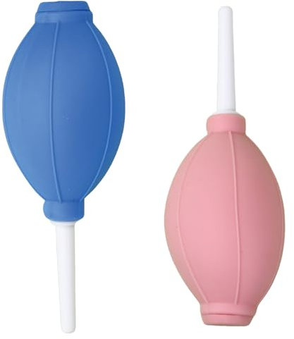 Juego de 2 Fuelles de Cámara - Mini Fuelle para una Limpieza Suave de Lente, Sensor - Soplador de Aire de Goma Suave, Limpieza sin Residuos para Cámara, Teclado