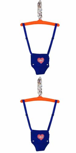 Nixieen 2 Baby Door Jumper - Door Bouncer Baby Jumper, Baby Door Clamp | Inffants Doorway Jumping Exerciser Set, Toddler Hanging Swing Seat, Kids Jump Up Seat for Playing Activity Training