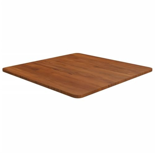 vidaXL Tablero de Mesa Cuadrada Superficie Escritorio Salón Sala de Estar Cocina Comedor Encimera Restaurante Madera Roble Marrón Oscuro