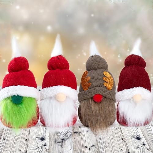 BWFY 4 x Weihnachtsdekoration, Rudolph-Puppe, Weihnachten, Kinder, Geschenk, Hotel, Einkaufszentrum, Fensterdekoration