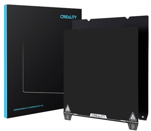 Creality Offizielle Ender 3 V3 Plus Bauplatte, Original PEI-Blatt 310 x 315 mm, magnetische flexible Federstahl Strukturoberfläche, 3D Drucker Plattform Kit für K1 Max/Ender 3 V3 Plus