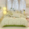 Freyamy Housse de Couette Amour 220x240 Vert Amour Parure de lit 2 Personne en Microfibre avec Fermeture Éclair Réversible Sets de Housse Couette avec 2 Taie d'oreiller 65 x 65cm pour Filles Enfants