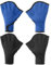 PATIKIL Guanti da Nuoto, 2 Coppie Guanti Nuoto Palmati Fitness Acquatico Resistenza all'Acqua Palette da Nuoto per Uomo Donna Acquagym, M, Blu Scuro/Nero