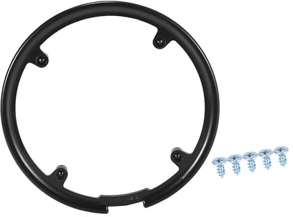 A ABSOPRO Kettenradabdeckung 42 Zähne Kettenblatt Schützen 10 cm 4 Löchern Fahrrad Kurbelgarnitur Schwarz Artikelaustausch
