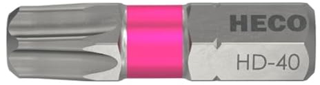HECO Bits, HECO-Drive, HD-40, Farbring: pink, im Blister 2 Stk