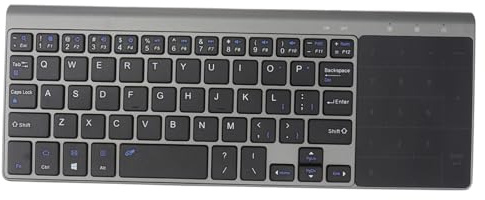 SHINEOFI Clavier sans Fil avec Tactile Ultra-Fin Portable pour Ordinateur Portable et TV sans Batterie et Compact pour Bureau et Voyage