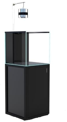 Aquarium Grand Aquarium d'eau de mer avec Filtre de Fond et trop-Plein(60 * 60 * 131.4cm)