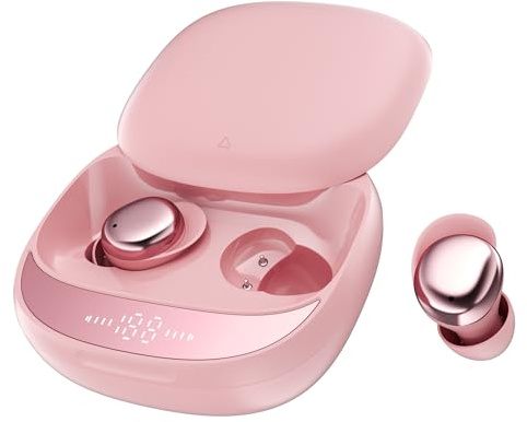 ZOVIMAX Cuffie Bluetooth 5.4, Rosa oro