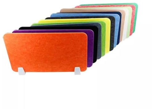 Desk Divider Desk Partition, Clamp-On Desk Privacy Divider Multicolor Multiple Sizes(40X120CM)