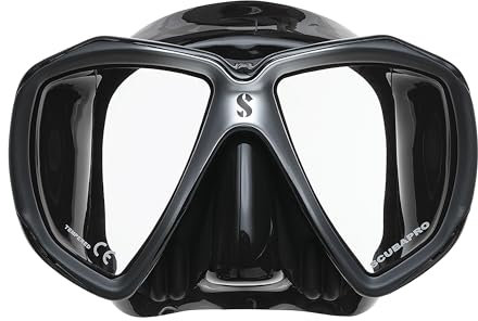 Scubapro Spectra Tauchmaske, Unisex – Erwachsene, Schwarz / Schwarz