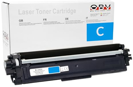 Kompatibler Toner Cyan als Ersatz für Brother TN-245C | Hochleistung ca. 2200 Seiten | Passend für Brother DCP-9015 CDW DCP-9020 CDW HL-3140 CW HL-3150 CDN HL-3150 CDW HL-3170 CDW MFC-9130 CW