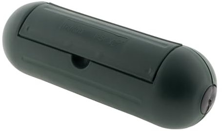 Boîtier de Protection pour prolongateur Jardin IP54 - Vert - Zenitech