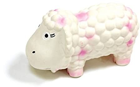 Croci C6098660 Latex Spielzeug Schaf, 15 cm