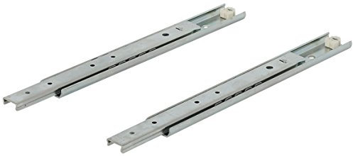 Coulisses de tiroir GedoTec - 300 mm - En acier galvanisé - Charge maximale : 42 kg - Produit de qualité supérieure