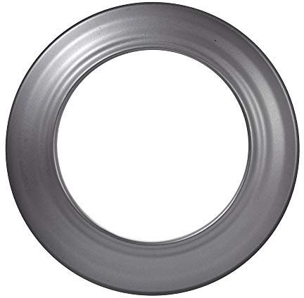 FIREFIX Ofenrohrrosette für 2 mm starken Ofenrohre/Rauchrohre in 120 mm Durchmesser, für Kaminöfen und Feuerstellen, Senotherm, dunkelgrau, starr, RD120/R