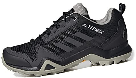 adidas Damen Terrex AX3 Gore-TEX Hiking Shoes Wanderschuhe, Core Black/Solid Grey/Metal Grey, 38 2/3 EU