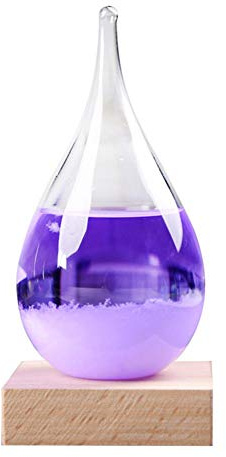 Sturmglas Wetterstationen Wassertropfen Wettervorhersage Kreative Vorhersage Nordischer Stil Dekorative Wetterglas Kristall Wettervorhersage Flasche Bunte Desktop Dekorative Flaschen Basteln