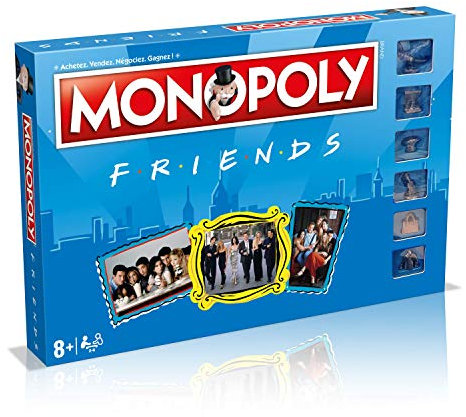 Winning Moves- Monopoly Friends - Version française, 0433