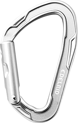 Edelrid Karabiner Mission (Expresskarabiner, Normalkarabiner, Basiskarabiner), Farbe:Straight-Silver