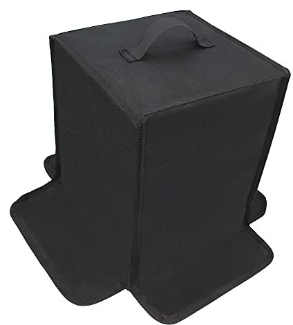Zeberoxyz 3D-Druckergehäuse Blackout-Abdeckung Gehäuseschutz mit Griff, Schutz vor Sonnenlicht und Staubaufbewahrung für LCD-Harz-3D-Drucker - 9,5 x 9,5 x 16 Zoll