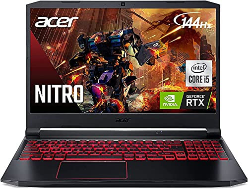 2021 Acer Nitro 5 | NVIDIA GeForce GTX 3050 | Intel Core i5-10300H | 15.6 Full HD IPS 144Hz Display | Killer Ethernet E2600 | WiFi 6 | DTS X Ultra | Accessories (16GB RAM | 1TB PCIe SSD)