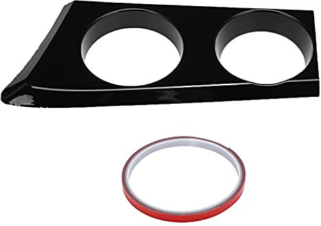 Support de Console Centrale, Gauche Support de Porte-gobelet de Console Centrale pour E81 E82 E87 E88 1 Series 120i 2004‑2011(Noir brillant)