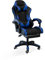 Cribel Poltrona da Gaming Racing Omega con poggia piedi, in similpelle, 3 colorazioni disponibili (Nero/Blu)