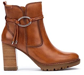 Pikolinos Stiefeletten mit Absatz in Leder Connelly für Frauen Farbe Brandy