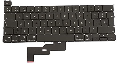 OLVINS SP Español Teclado para MacBook Pro Air Retina 13'' A2338 Teclado Azerty Fin 2020 EMC 3578 M1