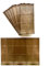Linic Dolls House Wall Panels, 3/4 Height, 3 Box High Shaker Style, Pack of 10, 1/12th Scale (A1019) Free UK Postage (Oak Effect), White