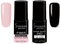 Sincero Salon- Fiberglass Gel Base Natural Rose und Top Coat Gel Super Shiny INO - Unterlack und Überlack - UV Nagellack für Maniküre -Schutz vor Kratzern - Nagelhärter