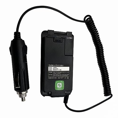 Quansheng Battery Eliminator for UV-K5 UV-k5(8) UV-5R Plus Walkie Talkie Car Charger 12V/24v