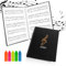 AUAUY Notenmappe für Notenblätter, Mappe für Notenblätter 30 Taschen, A4 Größe Musik Tabelle Datei Ordner mit Haftnotizen, Music Sheet Folder Konzer Chorfolder, Musik Noten Ordner für Musiker und Band