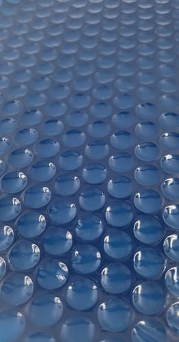 Ecofilm - Telone per bolle per piscina, rotondo, 360 cm, compatibile con piscina Intex diametro 366 cm, colore: Blu Notte 180 micron, prodotto in Francese, fabbrica diretta