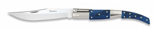 Outletdelocio Navaja Arabe de Carraca. Mango Stamina Azul. Hoja de acero inox de 9,7 cm.