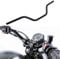 7/8 22mm motorcycle Mid Handlebars, Motorcycle Handlebar Handle Bars Universal for All Motorcycle which the clamp 7/8 22mm-Black